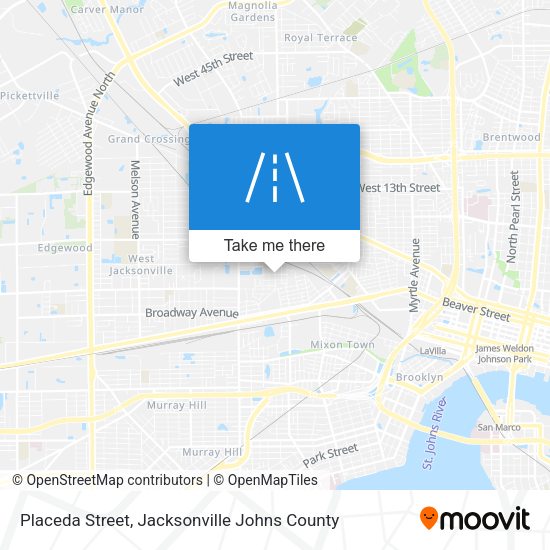 Placeda Street map