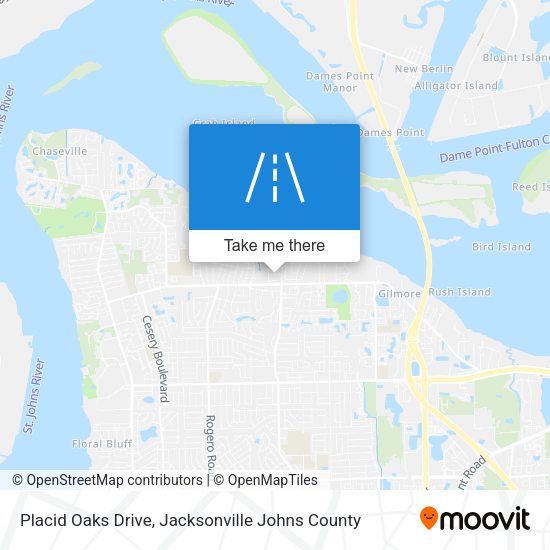 Mapa de Placid Oaks Drive