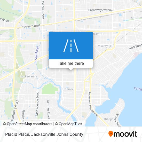 Placid Place map