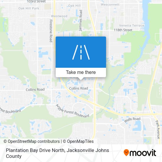 Mapa de Plantation Bay Drive North