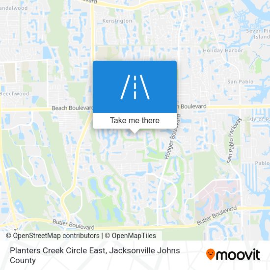 Mapa de Planters Creek Circle East