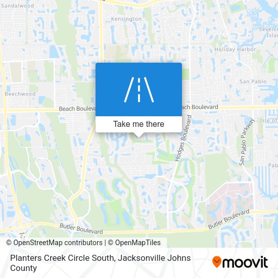 Mapa de Planters Creek Circle South