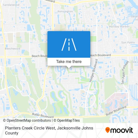 Mapa de Planters Creek Circle West