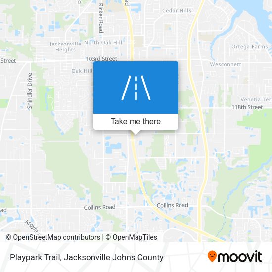 Playpark Trail map