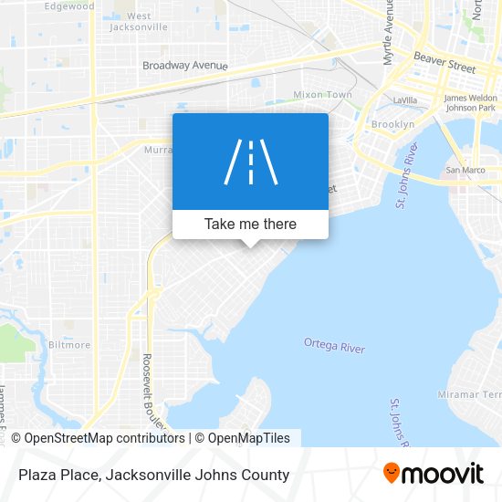 Plaza Place map