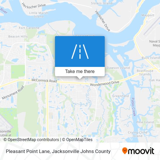Pleasant Point Lane map