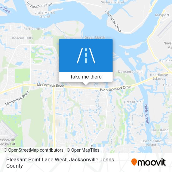 Pleasant Point Lane West map