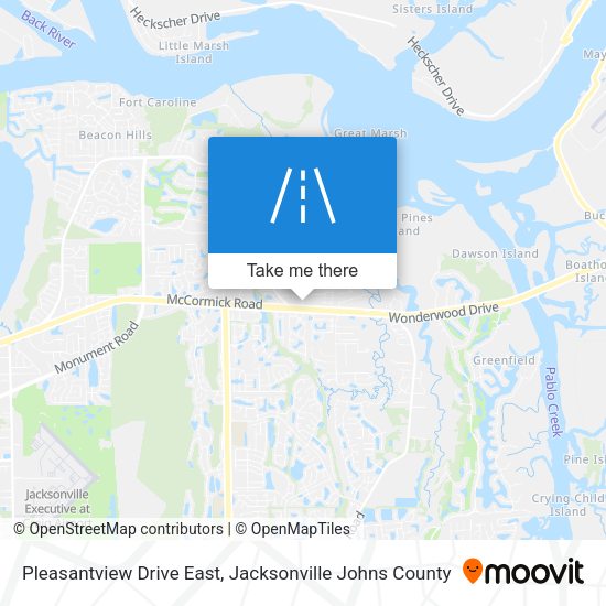 Pleasantview Drive East map