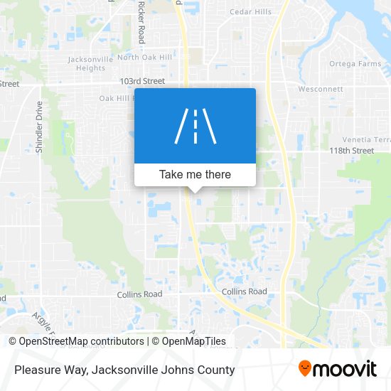 Mapa de Pleasure Way