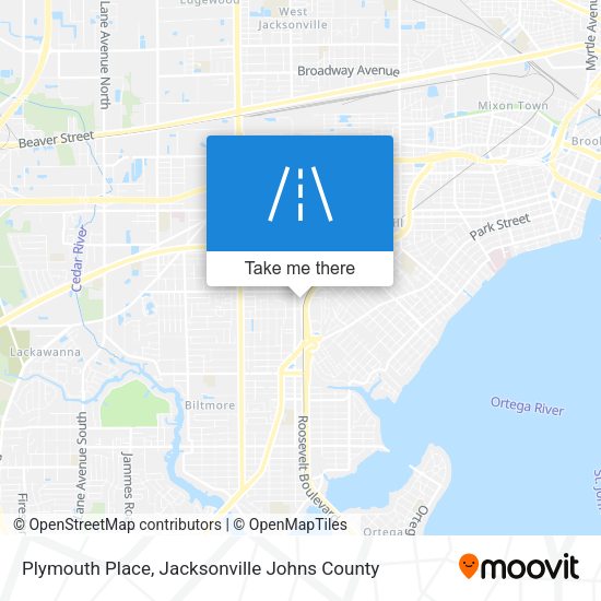 Plymouth Place map