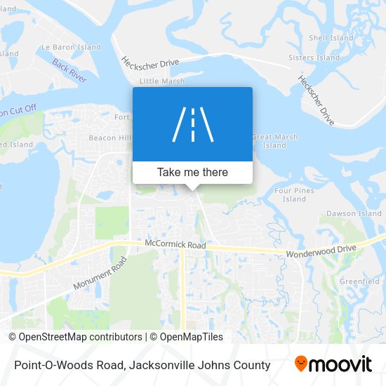 Mapa de Point-O-Woods Road