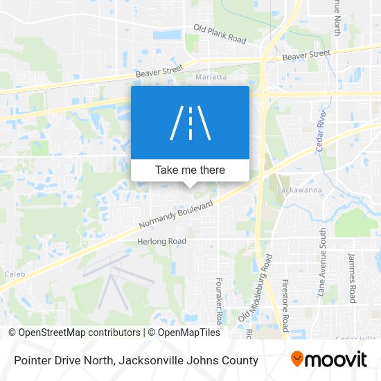 Pointer Drive North map
