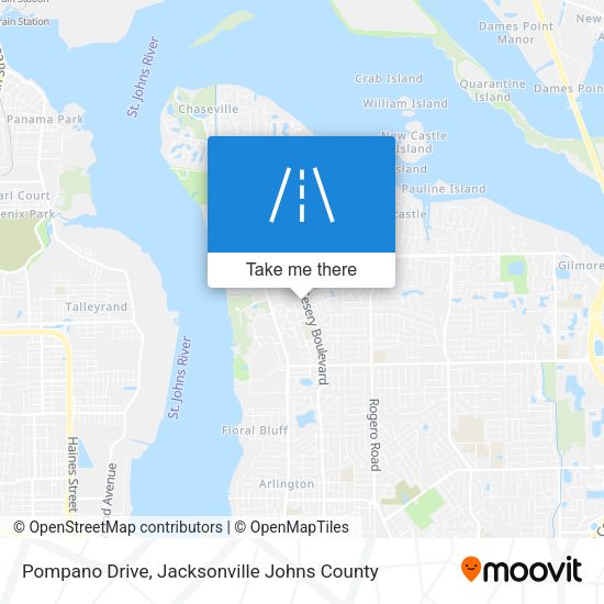 Mapa de Pompano Drive