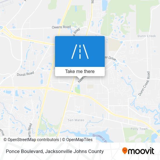 Mapa de Ponce Boulevard