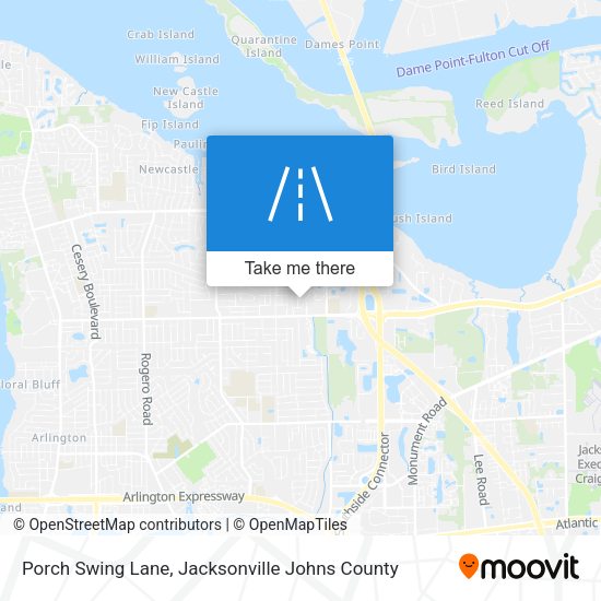 Mapa de Porch Swing Lane