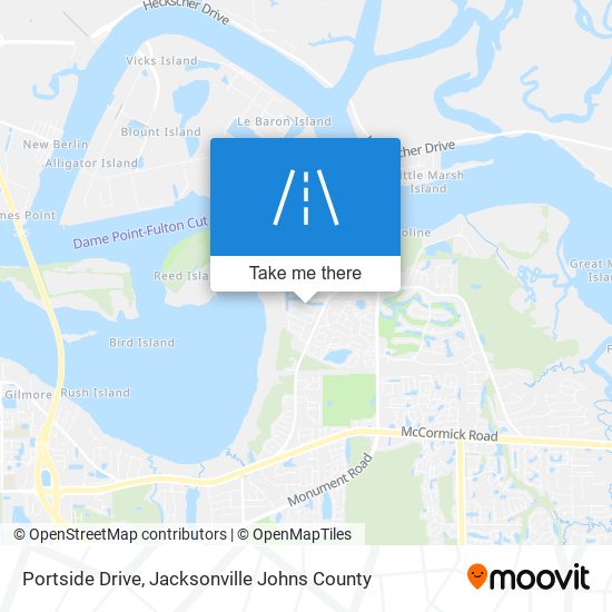 Portside Drive map