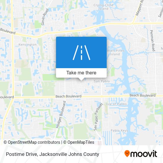 Postime Drive map