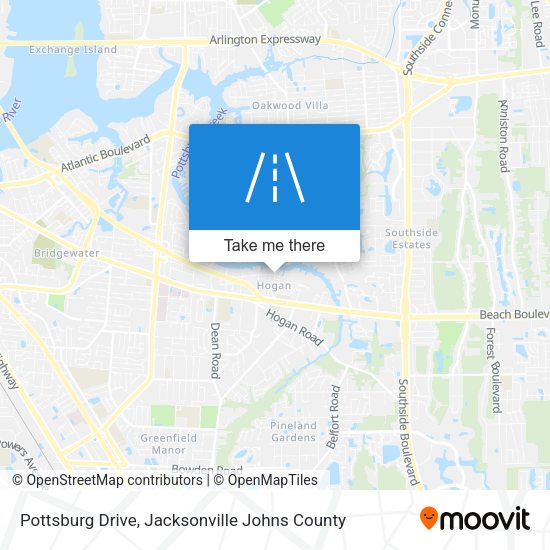 Pottsburg Drive map