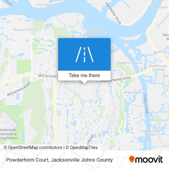 Mapa de Powderhorn Court