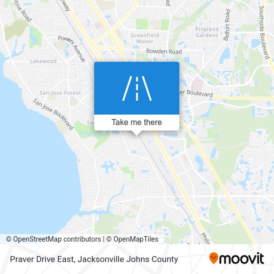 Praver Drive East map