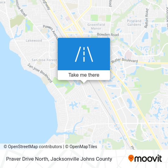 Praver Drive North map