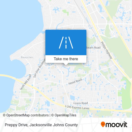 Preppy Drive map