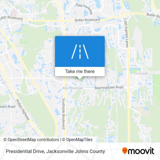 Presidential Drive map