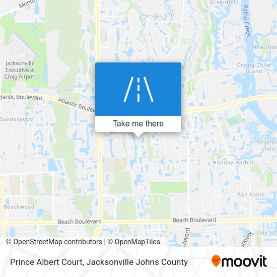 Prince Albert Court map