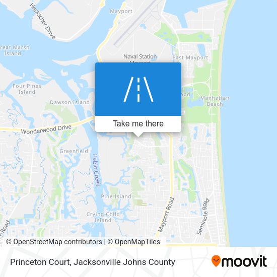 Princeton Court map