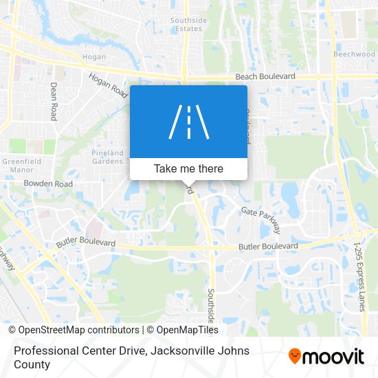 Professional Center Drive map