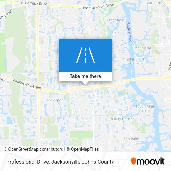 Professional Drive map