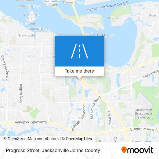 Progress Street map