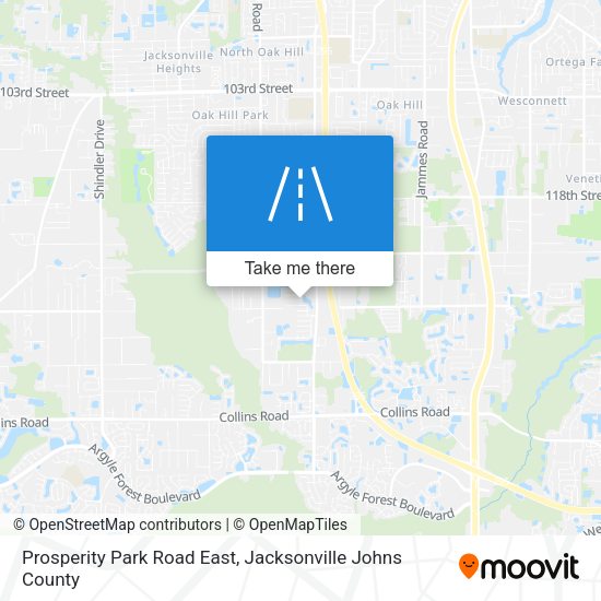 Mapa de Prosperity Park Road East