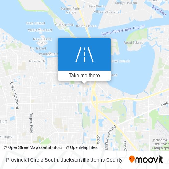 Mapa de Provincial Circle South