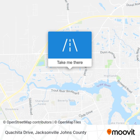 Quachita Drive map