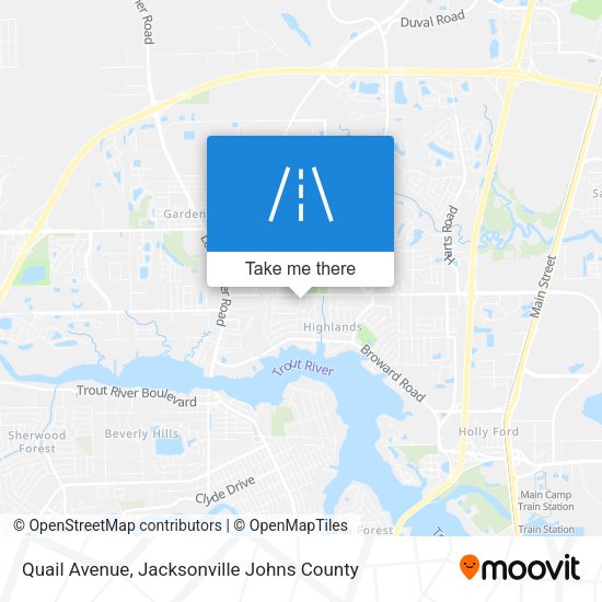 Mapa de Quail Avenue