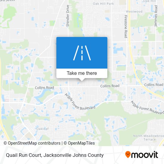 Quail Run Court map