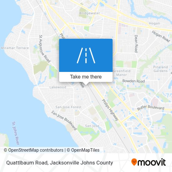 Quattlbaum Road map