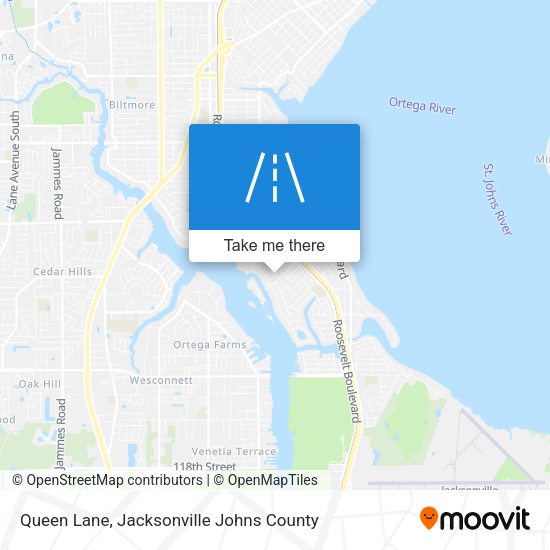 Queen Lane map