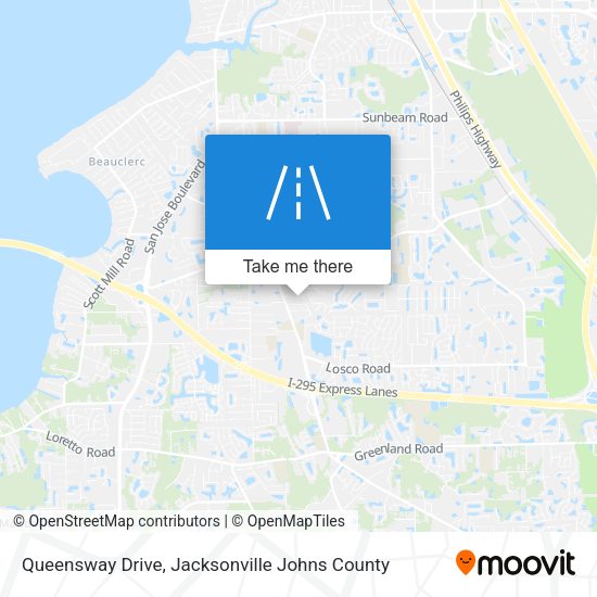 Mapa de Queensway Drive