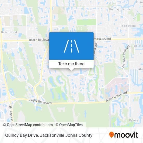 Mapa de Quincy Bay Drive