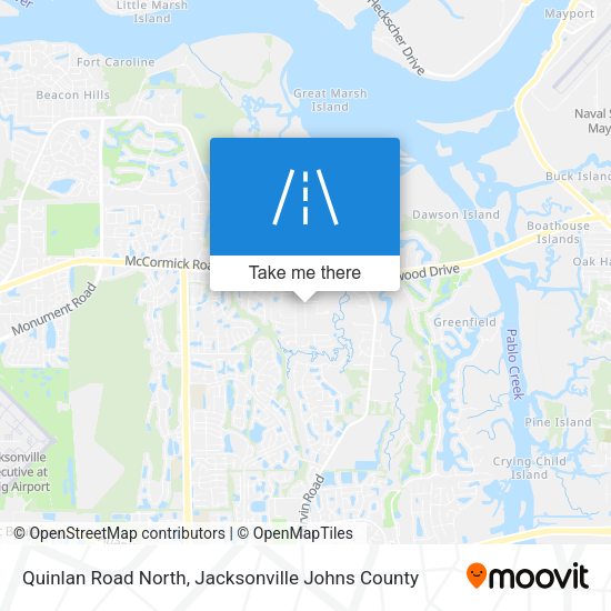 Quinlan Road North map