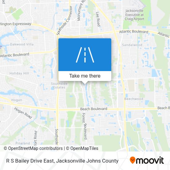 Mapa de R S Bailey Drive East
