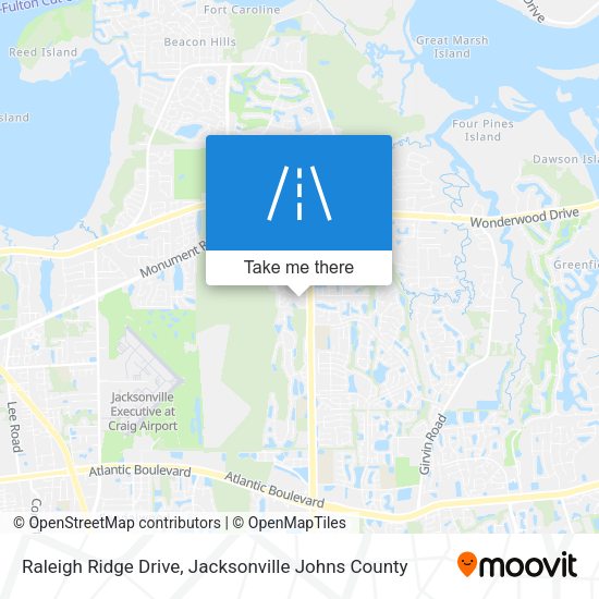 Raleigh Ridge Drive map