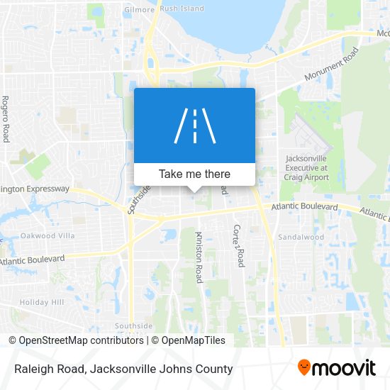 Mapa de Raleigh Road