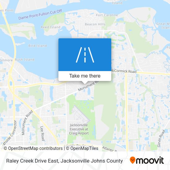 Raley Creek Drive East map