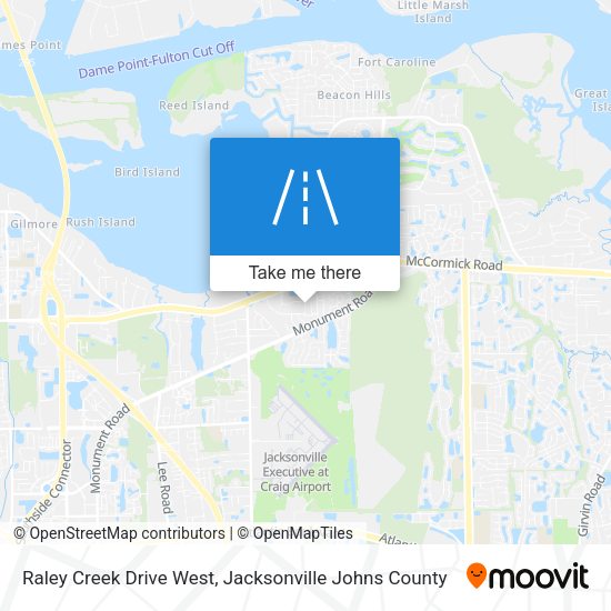Raley Creek Drive West map