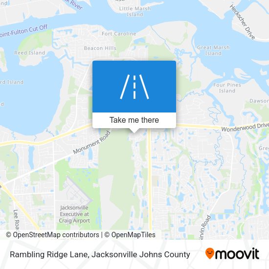 Mapa de Rambling Ridge Lane