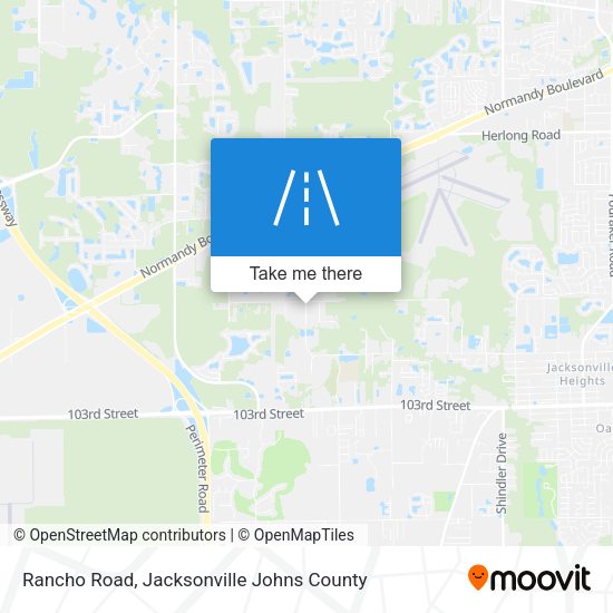 Rancho Road map