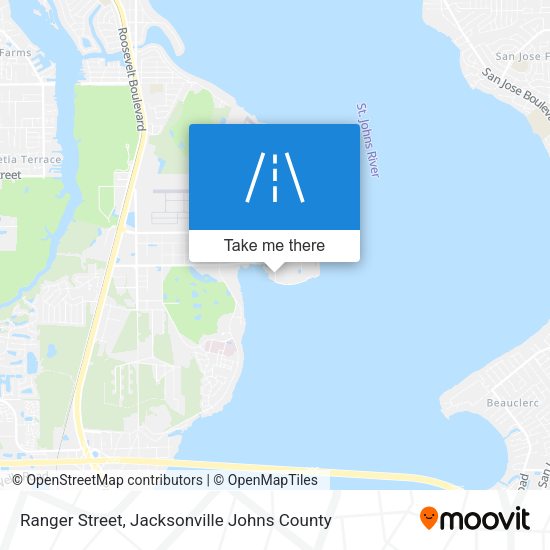Ranger Street map